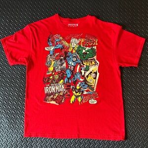 Marvel Red Graphic Tee - Short Sleeve